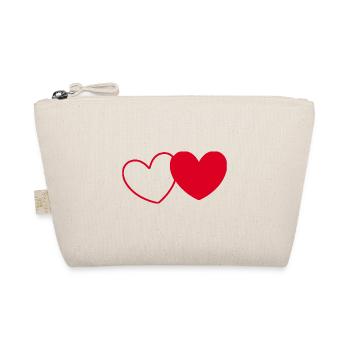 coeur rouge, coeur rouge, coeur rouge, cadeau, fête des mères - Trousse biologique - nature - Devant