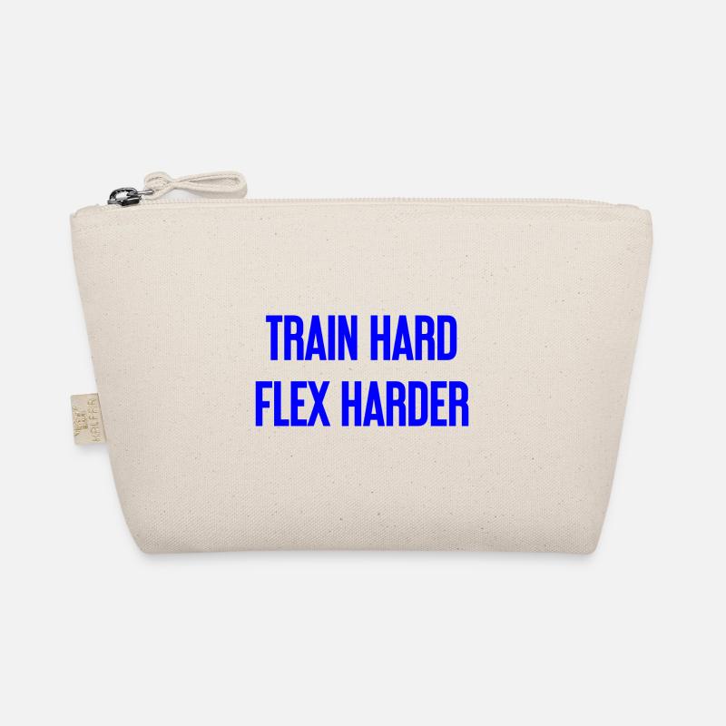 Train Hard Flex Harder Bio-Täschchen