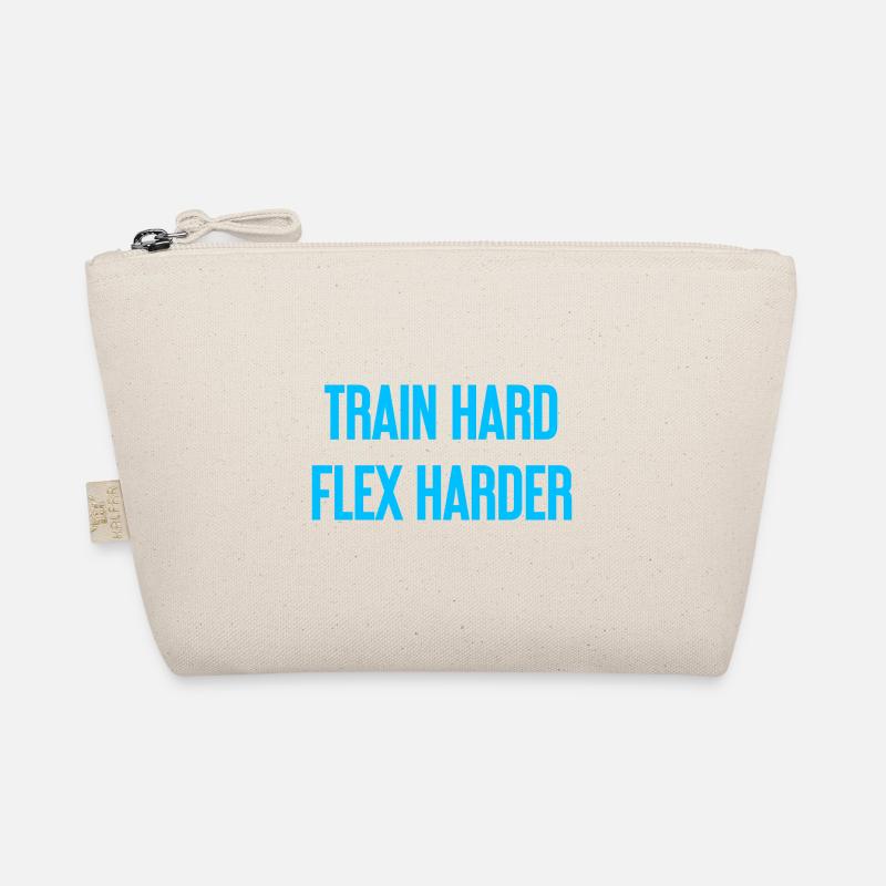 Train Hard Flex Harder Bio-Täschchen