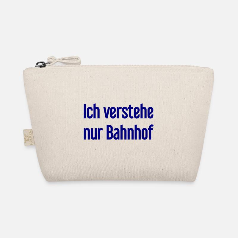 I only understand train station Organic Pouch