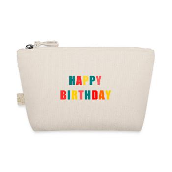 ALLES GUTE ZUM GEBURTSTAG. ALLES GUTE ZUM GEBURTSTAG. JAHRESTAG. - Bio-Täschchen - Natur - Vorne