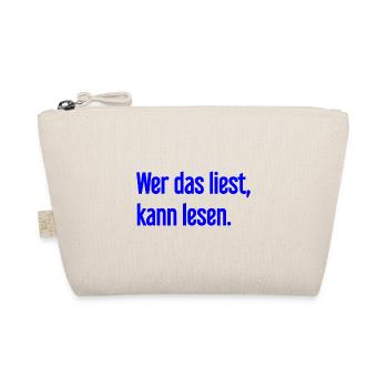Si vous lisez ceci, vous pouvez lire. - Trousse biologique - nature - Devant