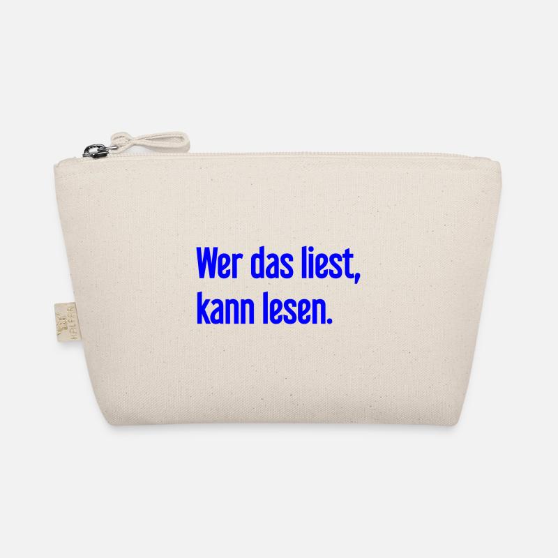 Wer das liest, kann lesen. Bio-Täschchen