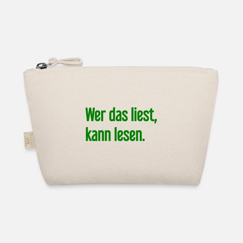 If you read this, you can read. Organic Pouch