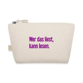 Si vous lisez ceci, vous pouvez lire. - Trousse biologique - nature - Devant