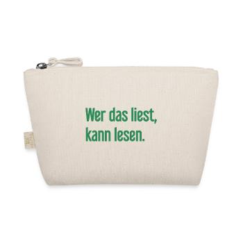 Si vous lisez ceci, vous pouvez lire. - Trousse biologique - nature - Devant