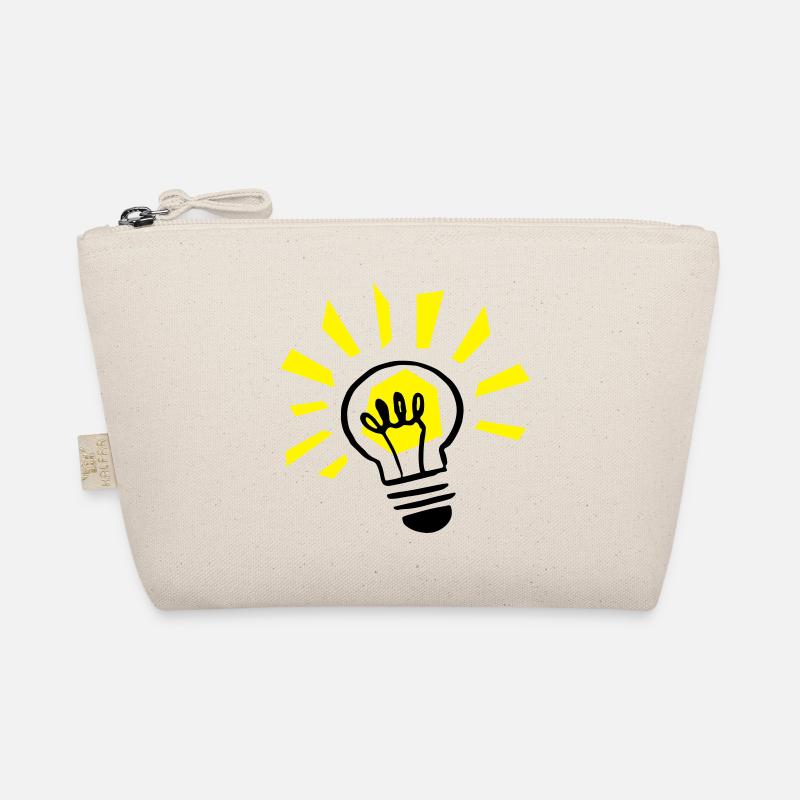 Light bulb shining Organic Pouch