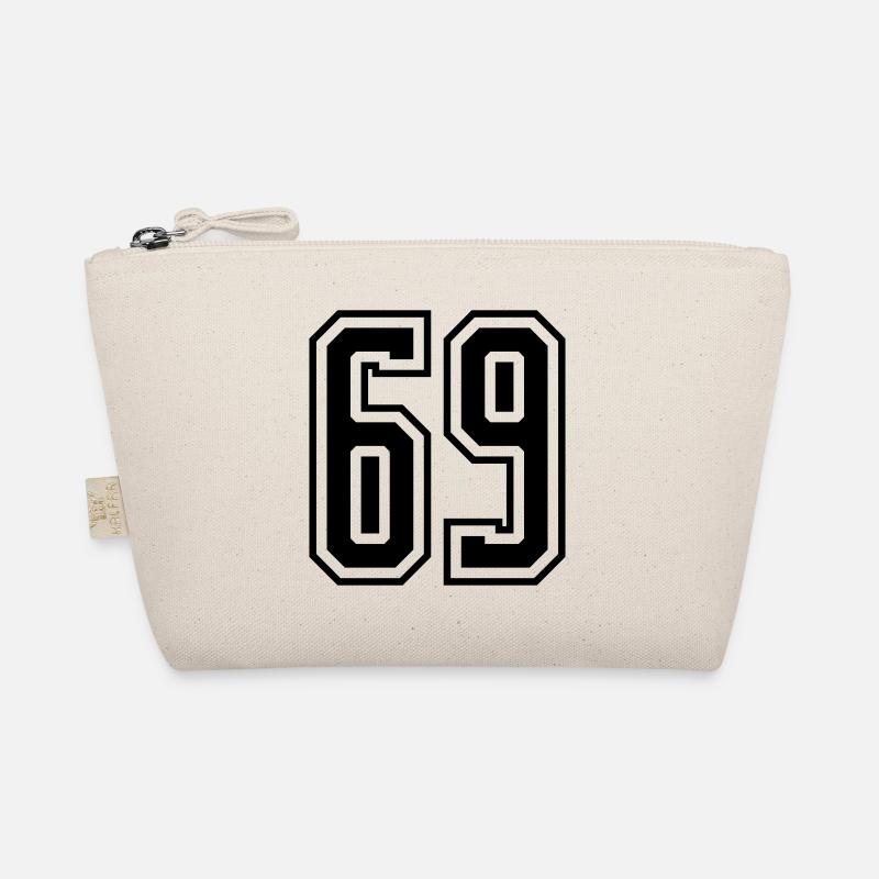 69 Zahl nummer Bio-Täschchen