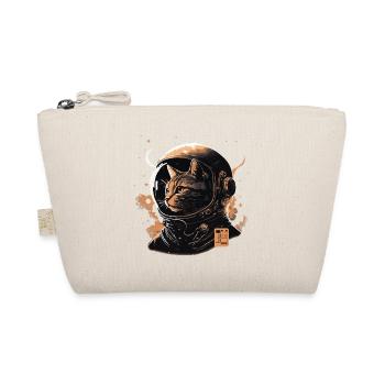 spacecat beige vector - Bio-Täschchen - Natur - Vorne