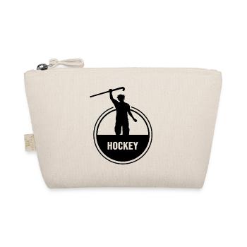 Field Hockey Hockey Player Hockey Field Hockey Fun - Organic Pouch - nature - Front
