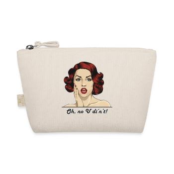 Pinup "Oh no, you didn't!" Slang - Organic Pouch - nature - Front