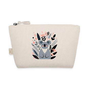 Koala mit Blumen - Bio-Täschchen - Natur - Vorne