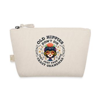 Old Hippies Don't Die Fade Into Crazy Grandmas - Trousse biologique - nature - Devant