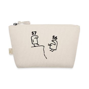 57 Years - 57th Birthday Fun 57 Year Old Gift - Organic Pouch - nature - Front