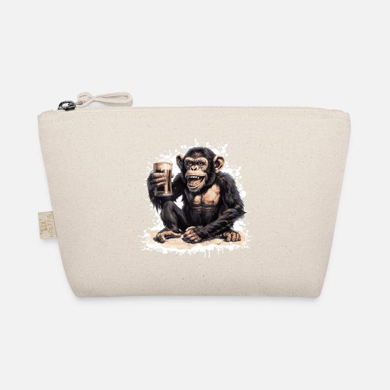 Monkey Beer Funny Organic Pouch