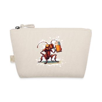 Ant Beer Funny - Organic Pouch - nature - Front