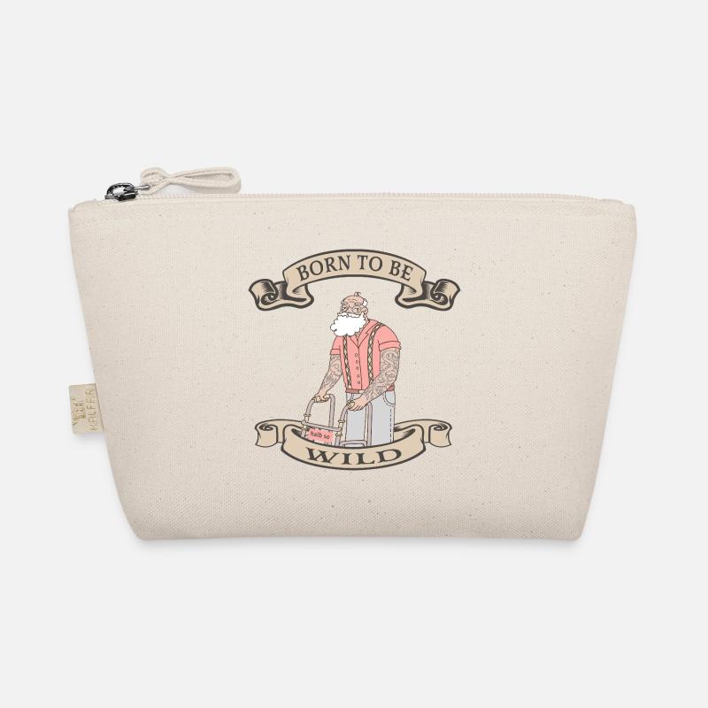 Active senior with walker Organic Pouch