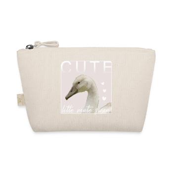 little swan cute young mute swan - Organic Pouch - nature - Front
