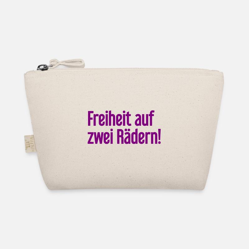 Freedom on Two Wheels - Cyclist Design Organic Pouch