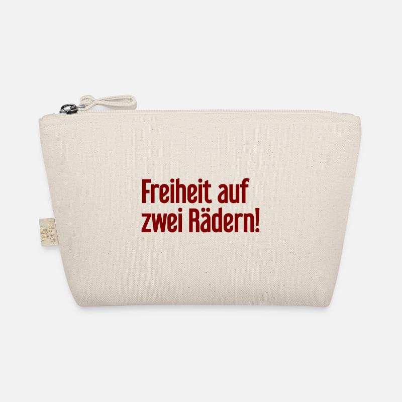 Freedom on Two Wheels - Cyclist Design Organic Pouch