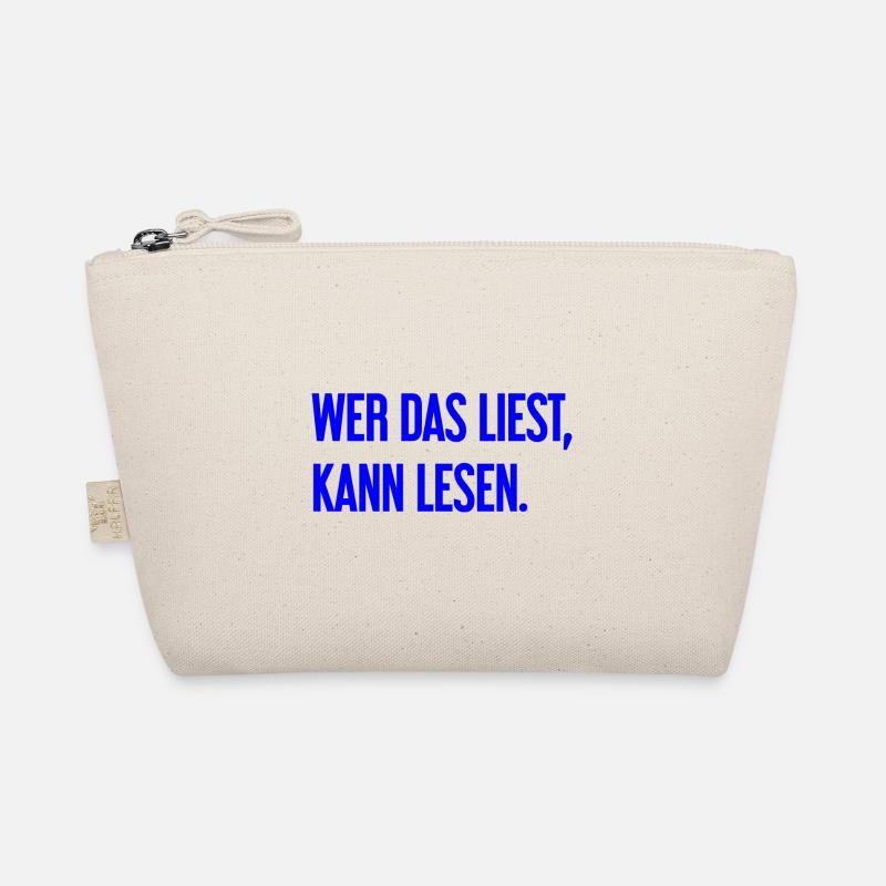 Wer das liest, kann lesen. Bio-Täschchen