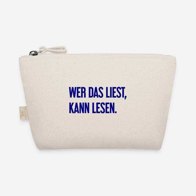If you read this, you can read. Organic Pouch