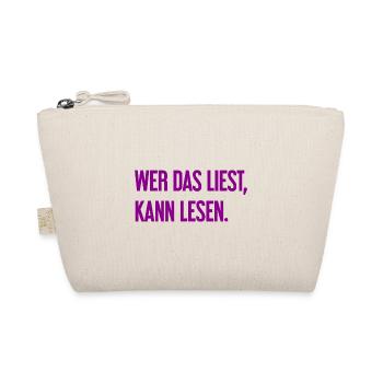 Si vous lisez ceci, vous pouvez lire. - Trousse biologique - nature - Devant