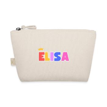 Elisa! Personalisierbar - Bio-Täschchen - Natur - Vorne