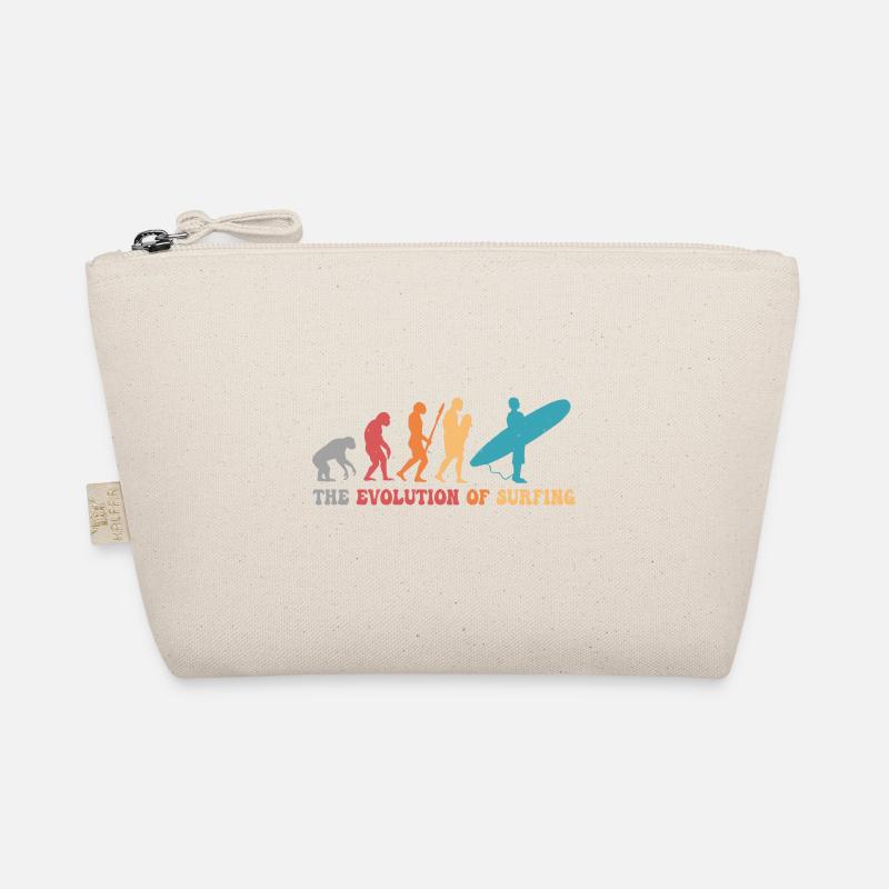 Surf-Evolution des Surfens Surfer-Humor Bio-Täschchen