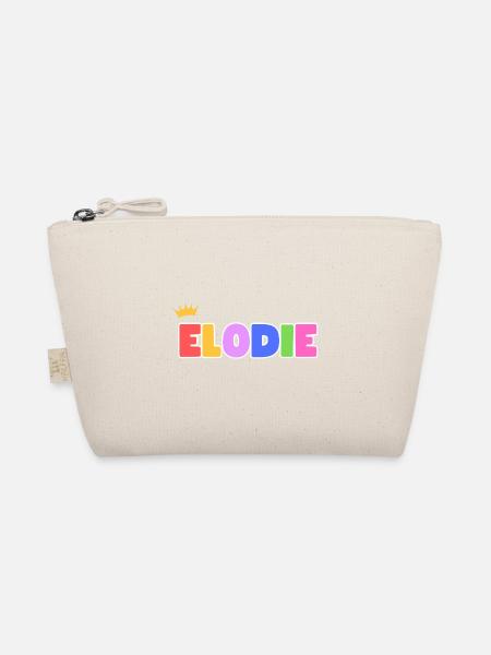 Elodie! Personalisierbar - Bio-Täschchen - Natur - Vorne