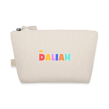 Daliah ! Personnalisable - Trousse biologique - nature - Devant