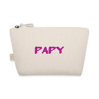 PAPY. FÊTE DES PÈRES. BONNE FÊTE PAPY. JE T'AIME. - Trousse biologique - nature - Devant