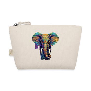 elefant color vector - Bio-Täschchen - Natur - Vorne