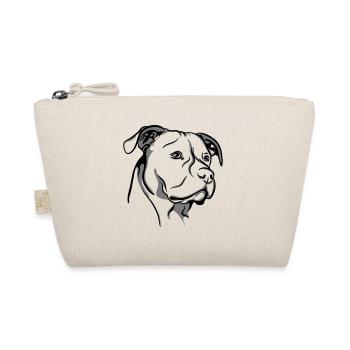 AMERICAN STAFFORDSHIRE TERRIER Staffy Wilsigns - Organic Pouch - nature - Front