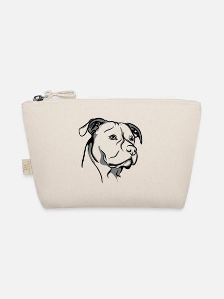 AMERICAN STAFFORDSHIRE TERRIER Staffy Wilsigns - Organic Pouch - nature