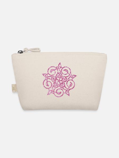 celtic knot 20 e 60 - Organic Pouch - nature - Front