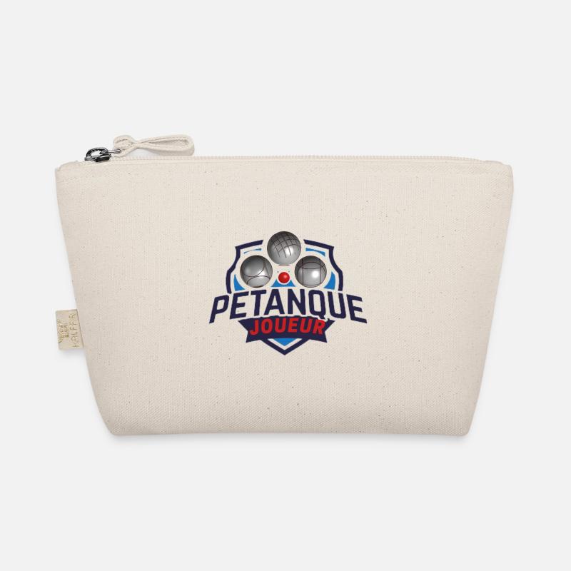 Boule petanque joueur - Bio-Täschchen - Natur