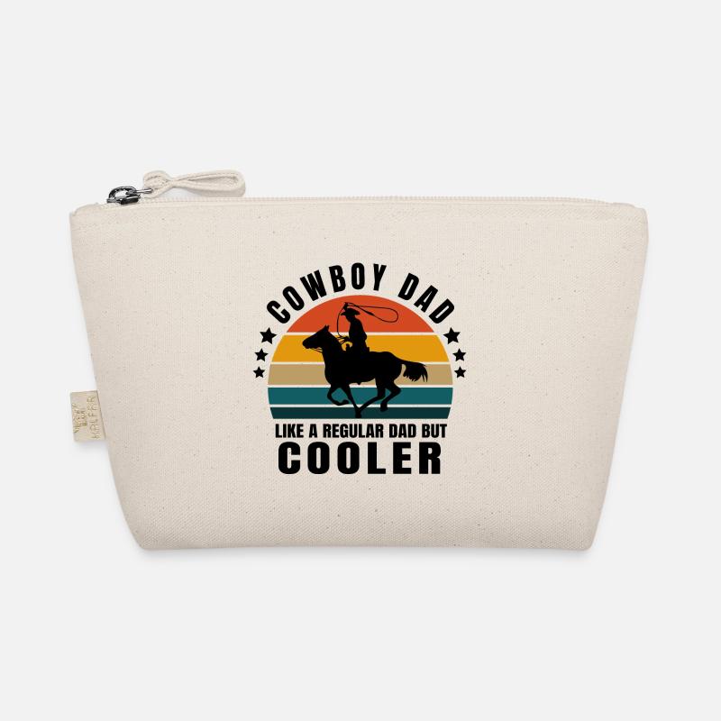 Cowboy-Vater. Cowboy Bio-Täschchen