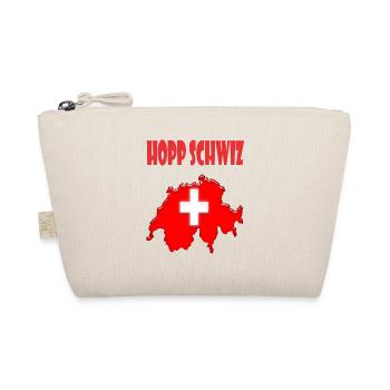 Schweiz Design - Bio-Täschchen - Natur - Vorne