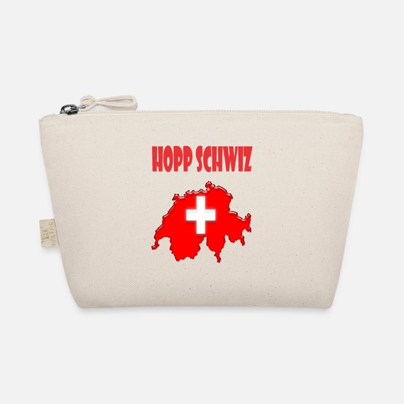 Schweiz Design - Bio-Täschchen - Natur