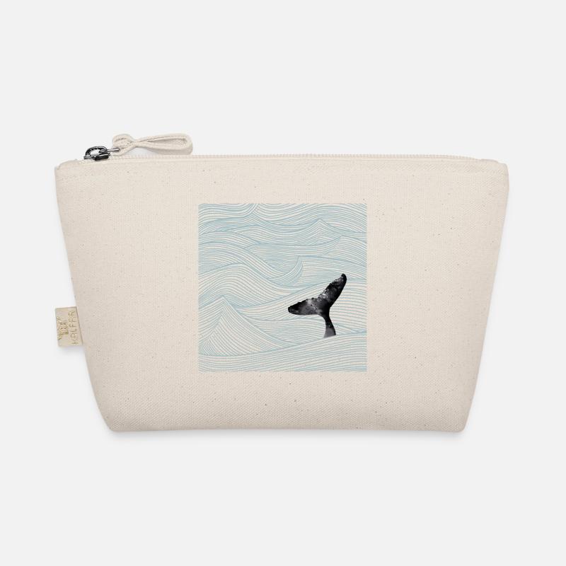 Ocean Whales - Organic Pouch - nature