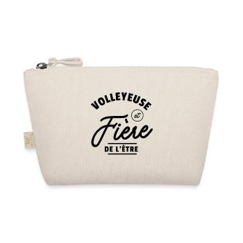 Volleyeuse et fière de l'être - volley féminin - Trousse biologique - nature - Devant