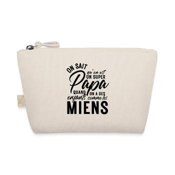 On sait qu'on est un super papa... - Cadeau père - Trousse biologique - nature - Devant