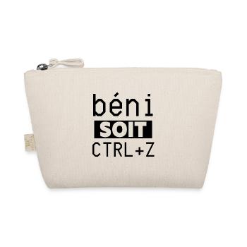 Béni soit CTRL+Z. Nerd humour geek informatique PC - Trousse biologique - nature - Devant