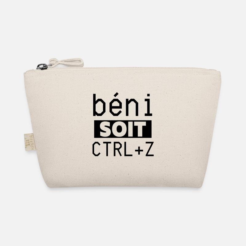 Béni soit CTRL+Z. Nerd humour geek informatique PC Trousse biologique