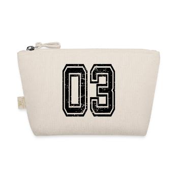 03 Afyon used look black - Organic Pouch - nature - Front