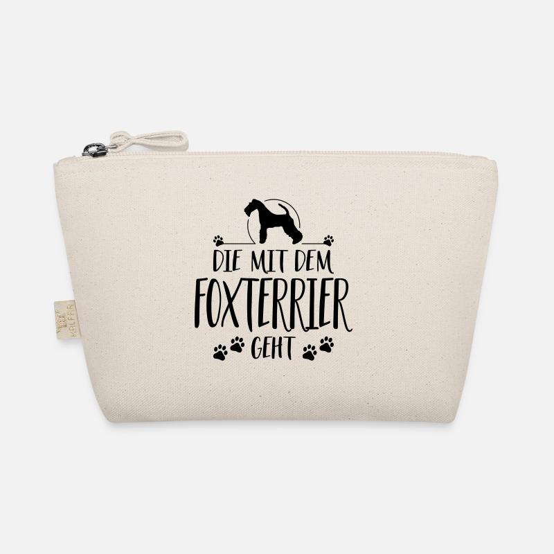 DIE MIT FOXTERRIER Hundespruch Hund Hunde Bio-Täschchen