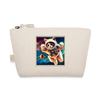 Space Kitty - Organic Pouch - nature - Front