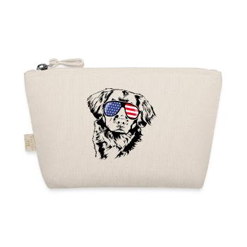 NOVA SCOTIA DUCK TOLLING RETRIEVER America Flag - Organic Pouch - nature - Front