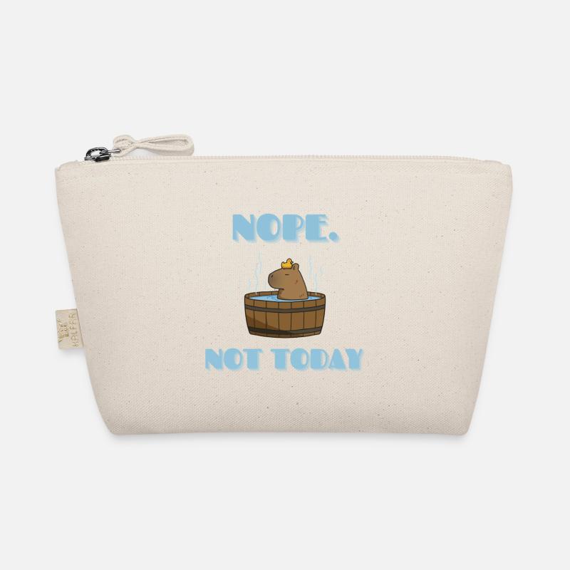 CAPYBARA not today Organic Pouch